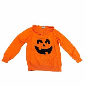 Girlhood by Little Stocking Co Pumpkin Sweater Sz 10
